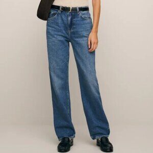 Reformation Val 90s Mid Rise Straight Jeans